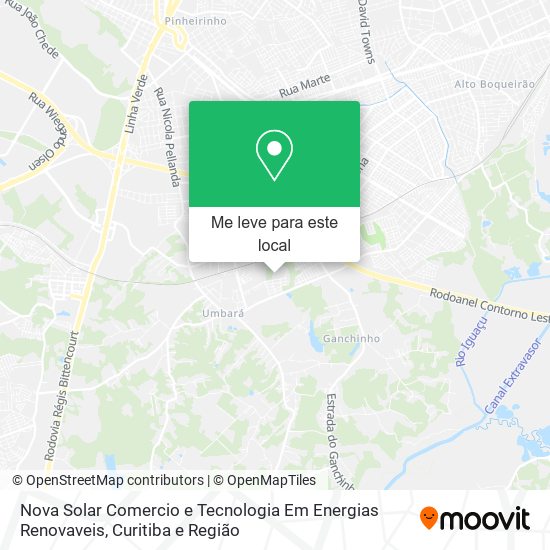 Nova Solar Comercio e Tecnologia Em Energias Renovaveis mapa