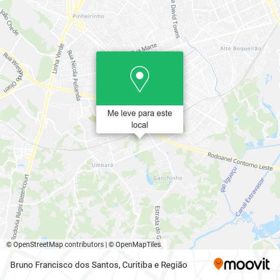 Bruno Francisco dos Santos mapa