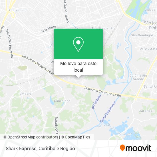 Shark Express mapa