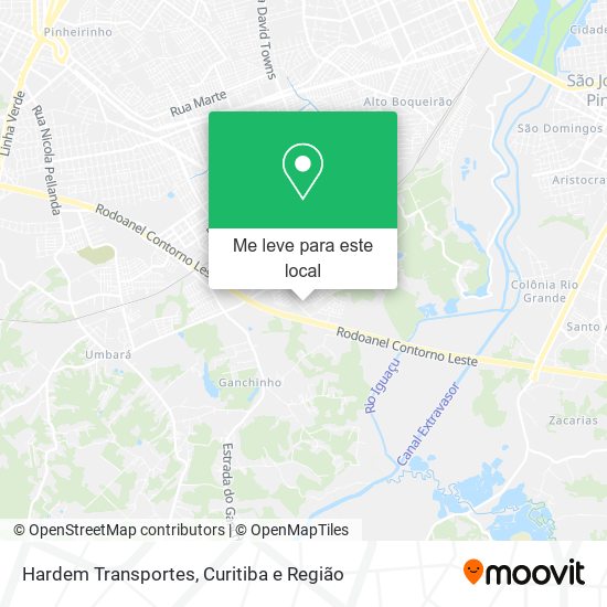 Hardem Transportes mapa