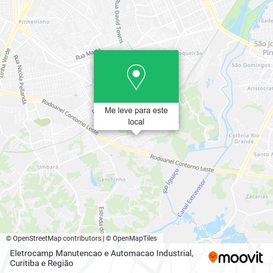 Eletrocamp Manutencao e Automacao Industrial mapa