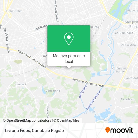 Livraria Fides mapa