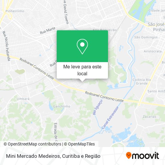 Mini Mercado Medeiros mapa