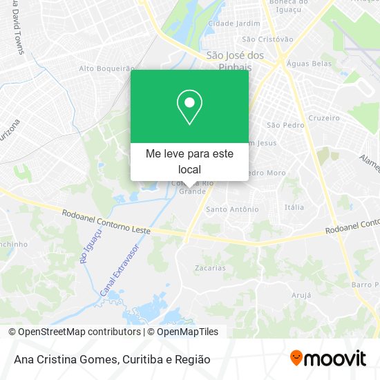 Ana Cristina Gomes mapa