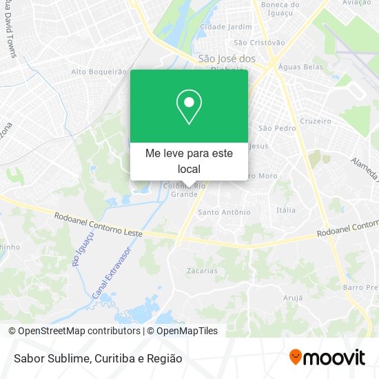 Sabor Sublime mapa