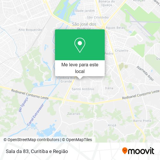 Sala da 83 mapa