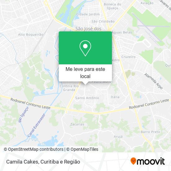 Camila Cakes mapa