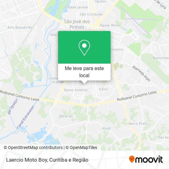 Laercio Moto Boy mapa