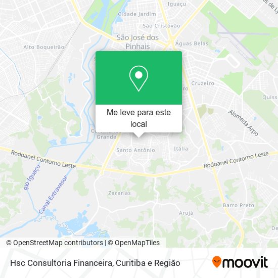 Hsc Consultoria Financeira mapa