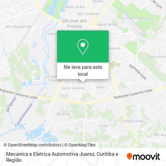 Mecanica e Eletrica Automotiva Juarez mapa