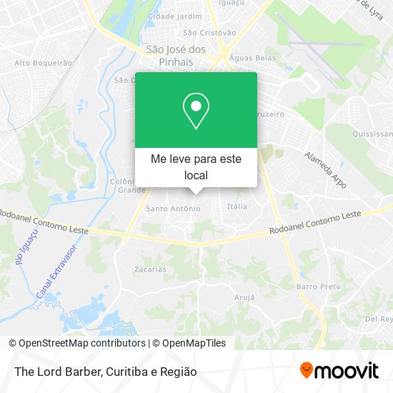 The Lord Barber mapa