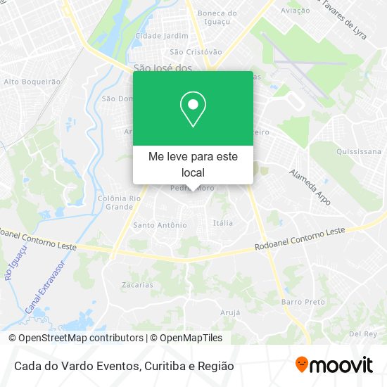 Cada do Vardo Eventos mapa