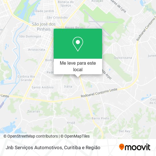 Jnb Serviços Automotivos mapa
