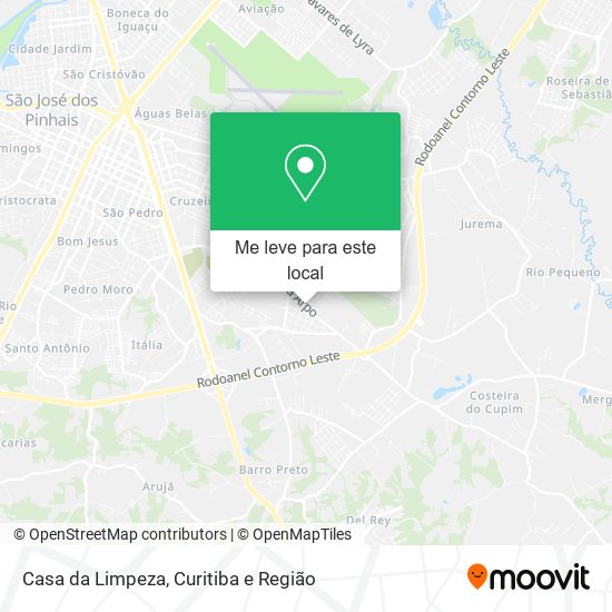 Casa da Limpeza mapa