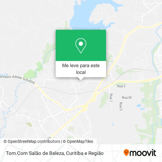 Tom.Com Salão de Beleza mapa