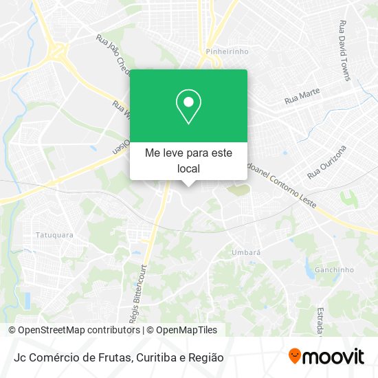 Jc Comércio de Frutas mapa