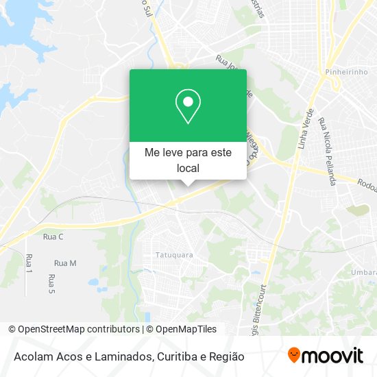 Acolam Acos e Laminados mapa