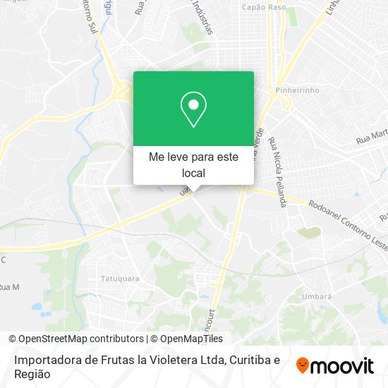 Importadora de Frutas la Violetera Ltda mapa