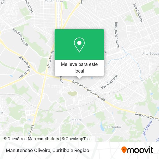 Manutencao Oliveira mapa