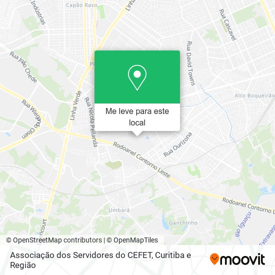 Associação dos Servidores do CEFET mapa