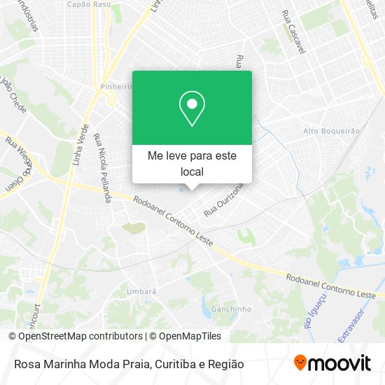 Rosa Marinha Moda Praia mapa