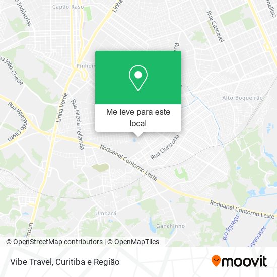 Vibe Travel mapa