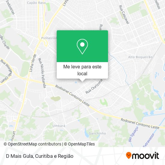 D Mais Gula mapa