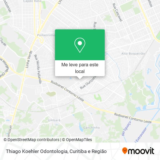 Thiago Koehler Odontologia mapa