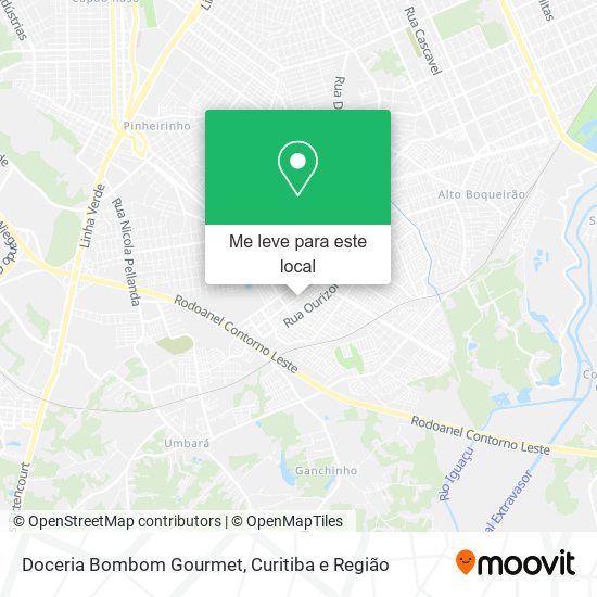 Doceria Bombom Gourmet mapa
