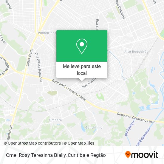 Cmei Rosy Teresinha Bially mapa