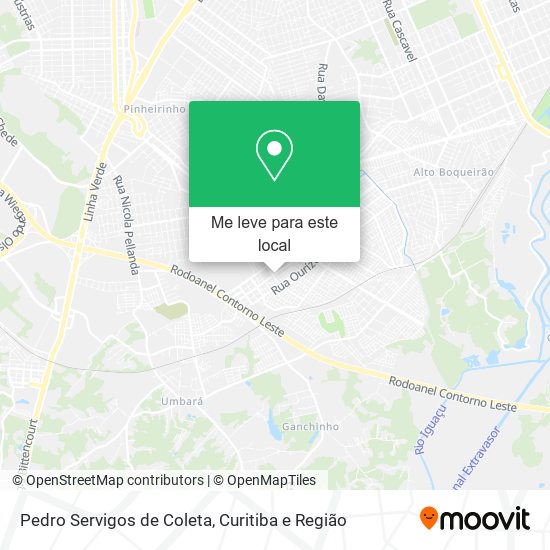 Pedro Servigos de Coleta mapa
