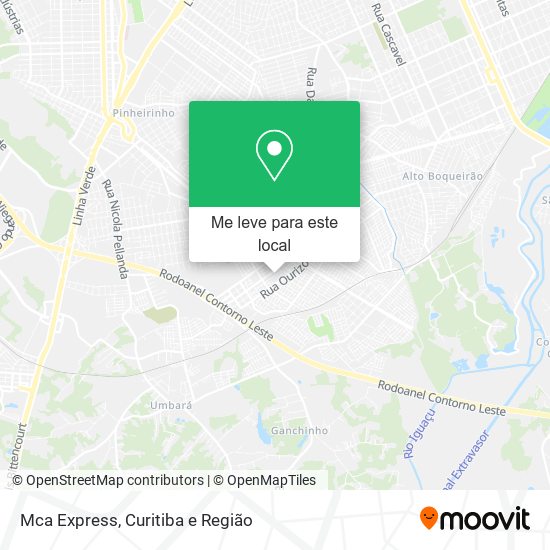Mca Express mapa