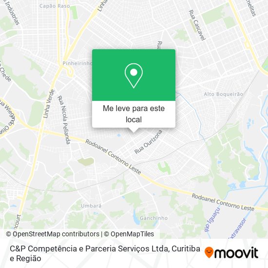 C&P Competência e Parceria Serviços Ltda mapa
