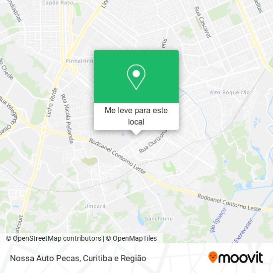 Nossa Auto Pecas mapa