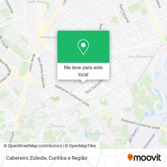 Cabereiro Zuleide mapa