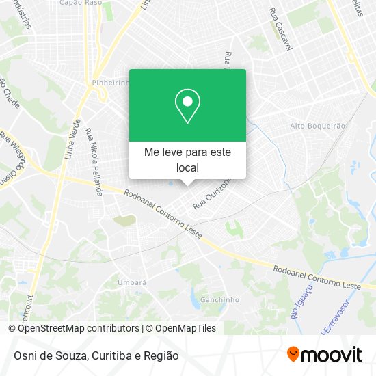 Osni de Souza mapa