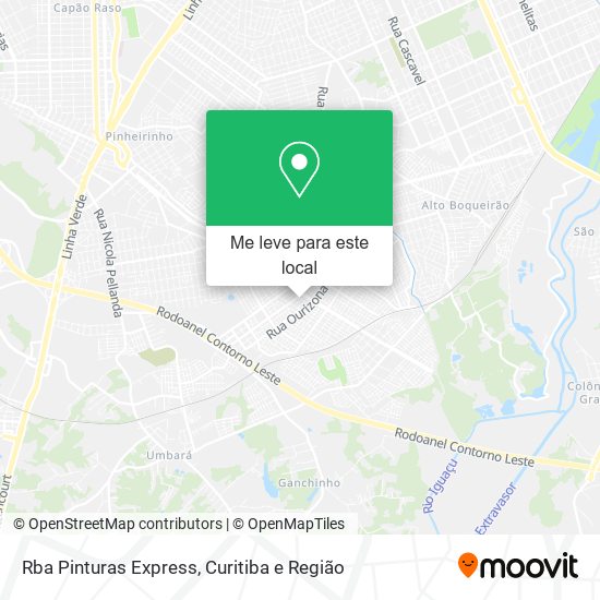 Rba Pinturas Express mapa