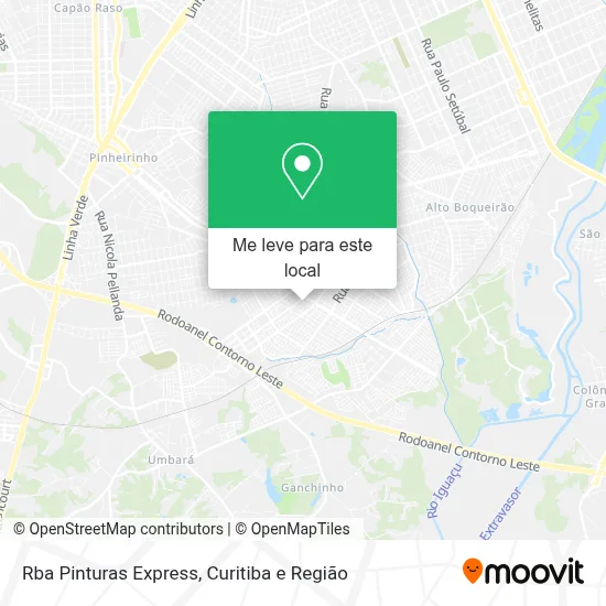 Rba Pinturas Express mapa