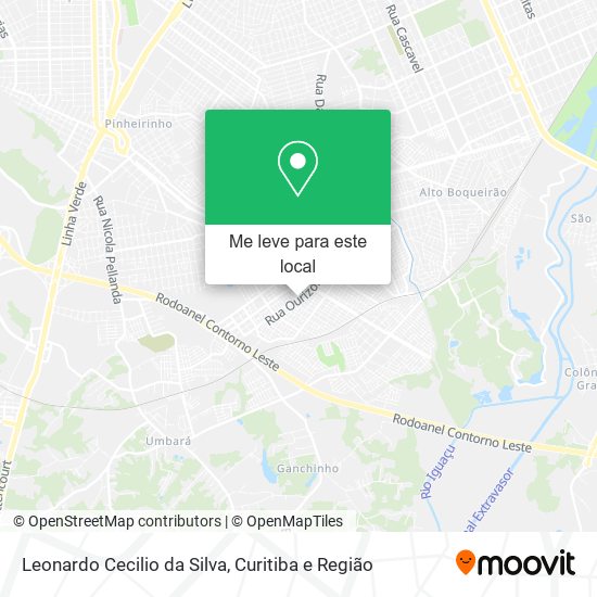 Leonardo Cecilio da Silva mapa
