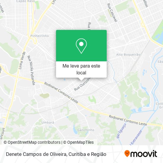 Denete Campos de Oliveira mapa