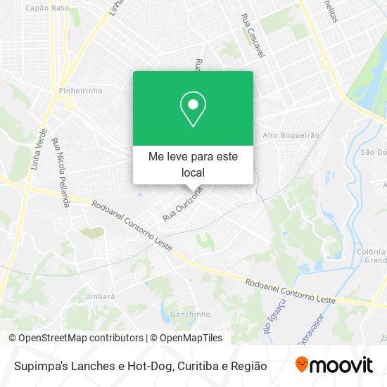 Supimpa's Lanches e Hot-Dog mapa