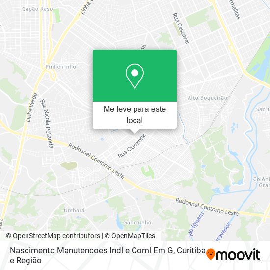 Nascimento Manutencoes Indl e Coml Em G mapa