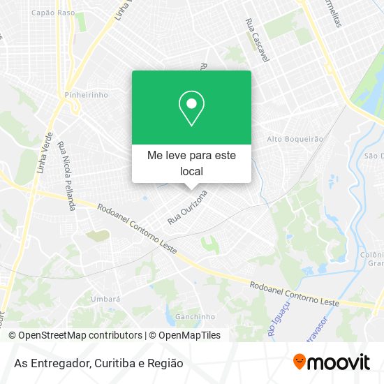 As Entregador mapa