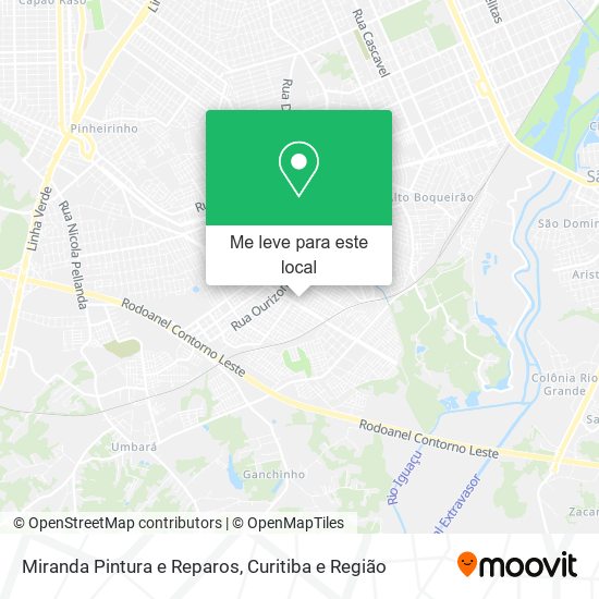 Miranda Pintura e Reparos mapa