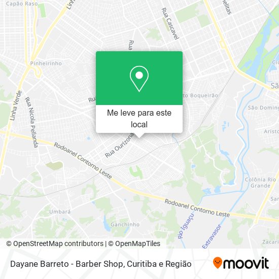 Dayane Barreto - Barber Shop mapa