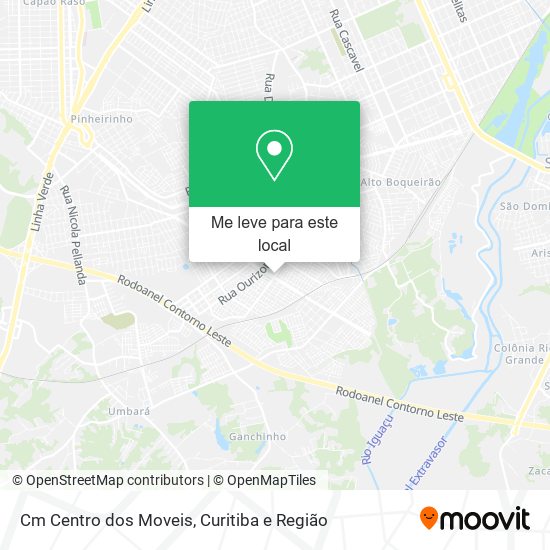 Cm Centro dos Moveis mapa