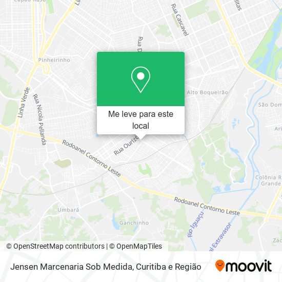 Jensen Marcenaria Sob Medida mapa