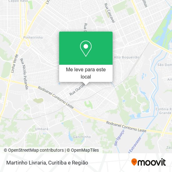 Martinho Livraria mapa
