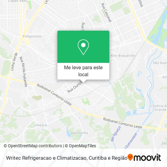 Writec Refrigeracao e Climatizacao mapa
