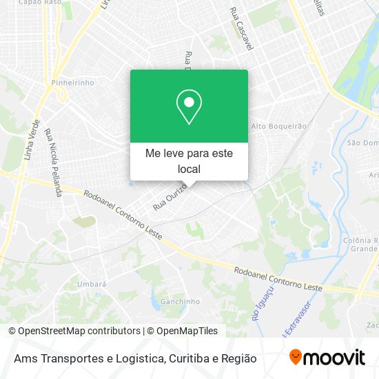 Ams Transportes e Logistica mapa